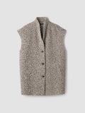 Curly Alpaca Wool Blend Vest
