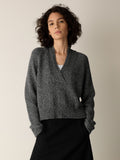 Peruvian Baby Alpaca & Cotton V-Neck Sweater