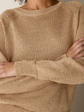 Sleek Viscose Wedge Sweater