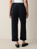 Organic Cotton Stretch Corduroy Straight Pant