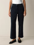 Organic Cotton Stretch Corduroy Straight Pant