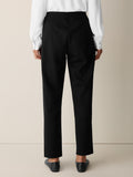 Washable Flex Ponte Tapered Trouser Pant