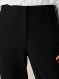Washable Flex Ponte Tapered Trouser Pant