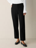 Washable Flex Ponte Tapered Trouser Pant