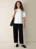 Extra-Fine Ponte Crew Neck Tee