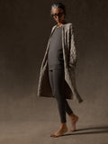 Peruvian Cotton Boucle Fluff Long Cardigan
