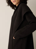 Recycled Wool Cashmere Shawl Cardigan
