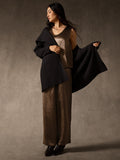 Recycled Wool Cashmere Shawl Cardigan