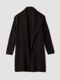 Recycled Wool Cashmere Shawl Cardigan