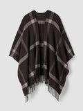 Soft Wool Plaid Serape