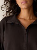 High Collar Henley Top