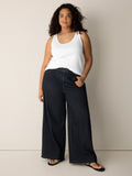 Organic Cotton Stretch Rib Scoop Neck Tank