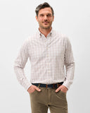Sandlewood Pane Button Down Shirt