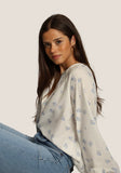 Faded Floral Blouse