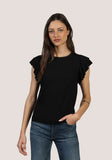 Giselle Flutter Sleeve Tee