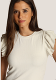 Giselle Flutter Sleeve Tee