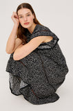 Gia Print Short Sleeve V-Neck Dress