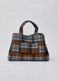 Plaid Airplane Tote