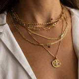 Emperor Coin Necklace 16"