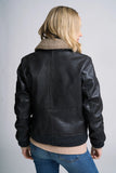 Shearling Collar Bomber
