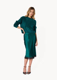 Muriel High Rise Bias Skirt