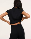 Airessentials Draped Cowl Neck Jumpsuit