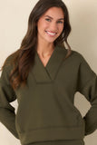 Airessentials V-neck Long Sleeve Top