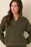Airessentials V-neck Long Sleeve Top