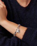 Padlock Heart Chain Bracelet