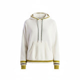 Constrast Stripe Cotton Hoodie