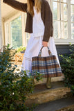 Plaid Airplane Tote