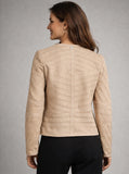 Yva Lightweight Nubuck Jacket with cutouts