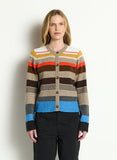 Irene Crew Neck Long Sleeve Cardigan