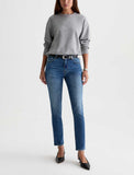 Mari Mid-Rise Straight Slim Jean