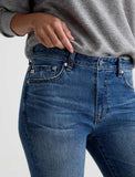 Mari Mid-Rise Straight Slim Jean