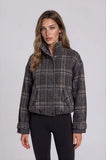 Plaid Blouson Jacket