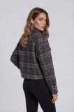 Plaid Blouson Jacket