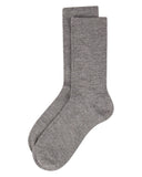 Rib Cashmere Crew Sock