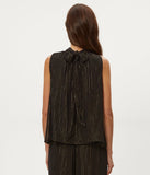 Alicia Metallic Stripe Chiffon