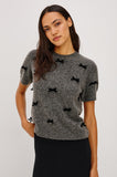 Michelle  Bow Short Sleeve Sweater