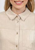 Erika Faux Suede Shirt