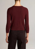Metal-Button Wool & Cashmere-Blend Cardigan