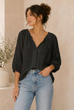Henrietta Textured Dobby Blouse