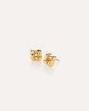 Mini Woven Square Earrings
