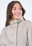 Shearling Collar Moto