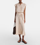 Woven Linen Skirt