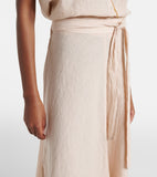 Woven Linen Skirt