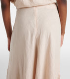 Woven Linen Skirt