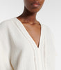 Cotton Gauze V-Neck Top