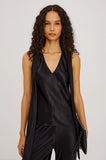 Poppy Sleeveless Top w/ Scarf